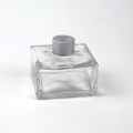 custom decorative cosmetic aroma fragrance empty glass square reed diffuser bottle